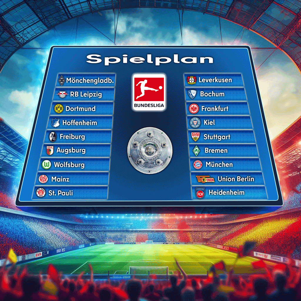 Spielansetzungen - Spielplan